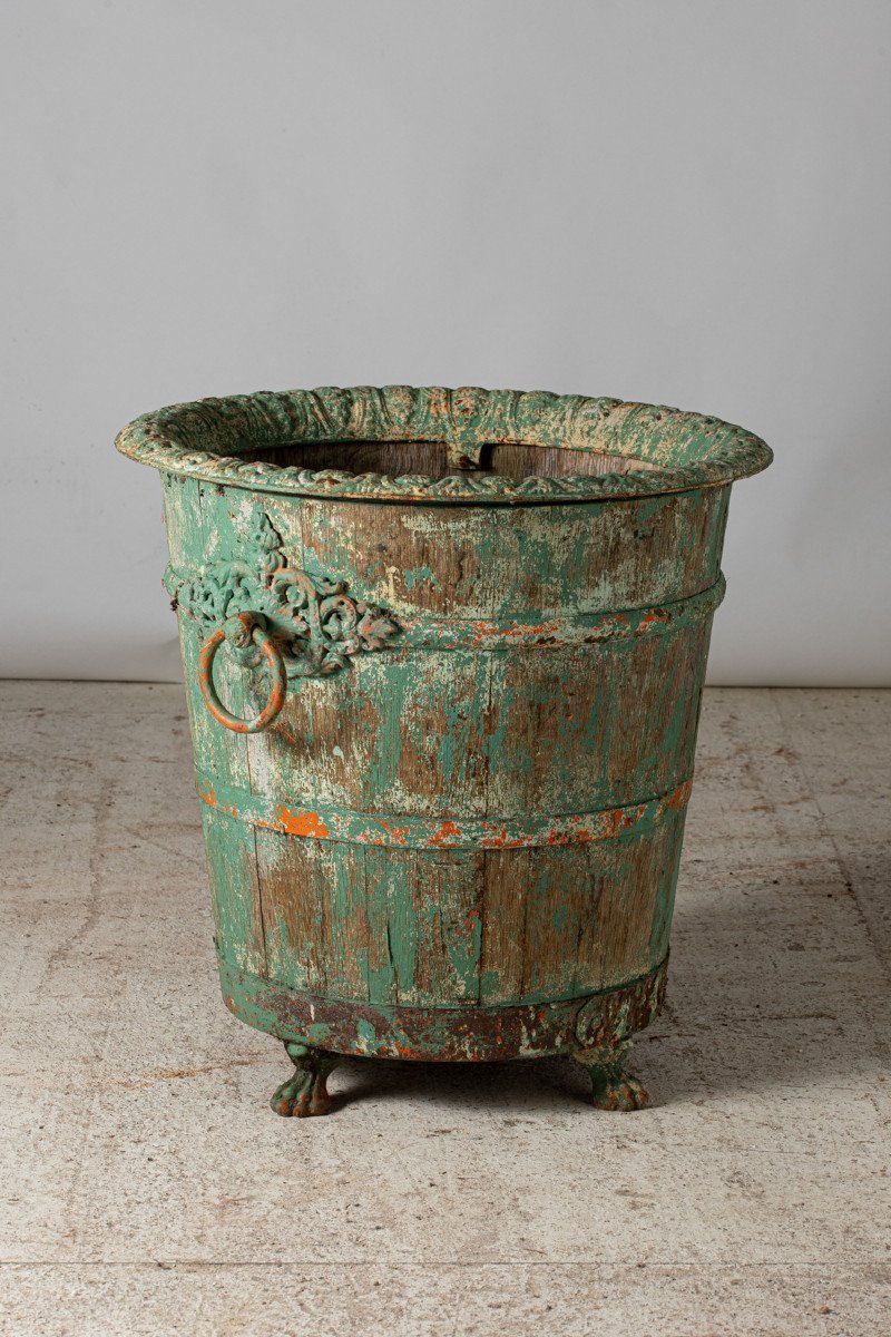 Set Of Six Orange Tree Planters, France, Late 19th Century, Sold By Pair-photo-3