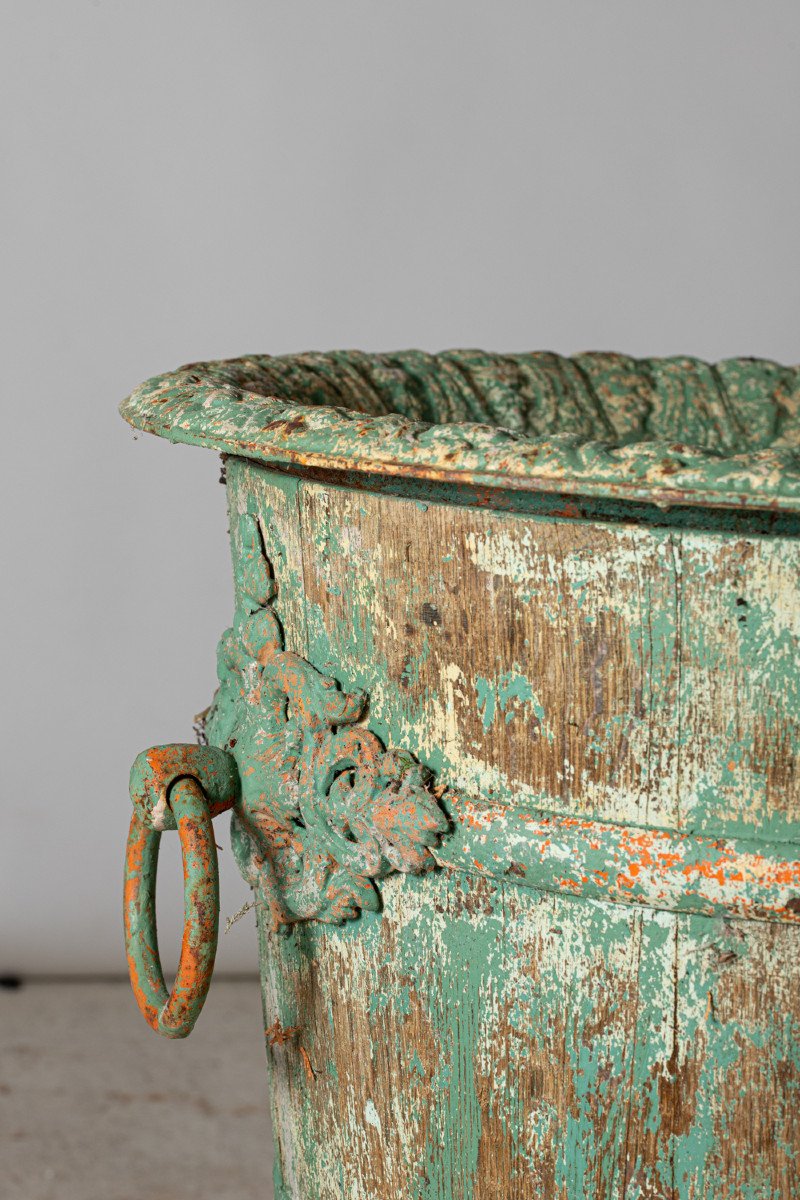 Set Of Six Orange Tree Planters, France, Late 19th Century, Sold By Pair-photo-7