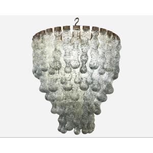 Lustre-plafonnier, Mazzega, Murano, Italie, Vers 1960