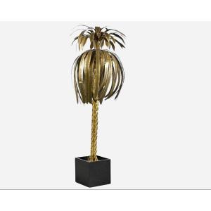 Large “palm Tree” Floor Lamp, By Christian Techoueyres, Maison Jansen, France, Circa 1970