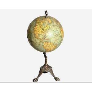 Terrestrial Globe, Merzbach & Falk, Brussels, Belgium, Circa 1880