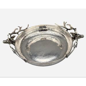 Large "deer" Bowl, Italy, Circa 1970