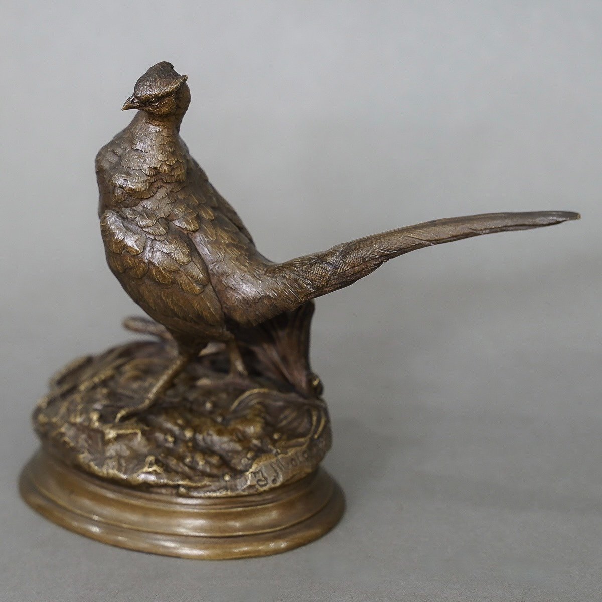 Sculpture - Pheasant , Jules Moigniez (1835-1894) - Bronze-photo-2