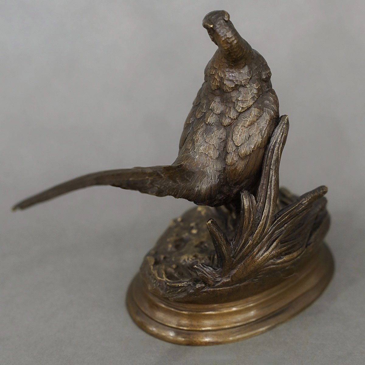 Sculpture - Pheasant , Jules Moigniez (1835-1894) - Bronze-photo-4