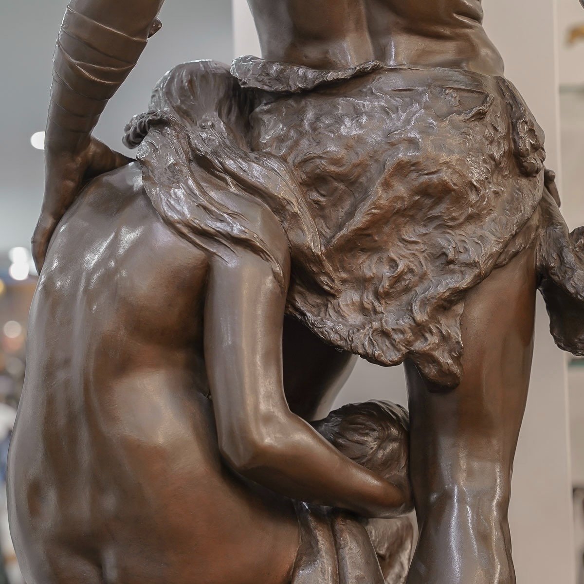  Sculpture - La Défense Du Foyer , Émile André Boisseau (1842-1923) - Bronze-photo-6