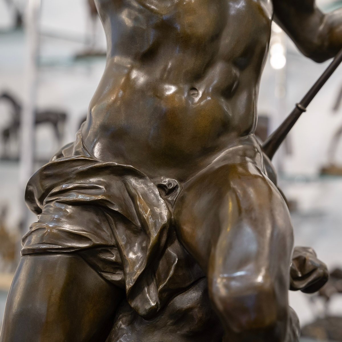 Sculpture - " Le Semeur d'Idées" , Émile - Louis  Picault (1833-1915) - Bronze -photo-2