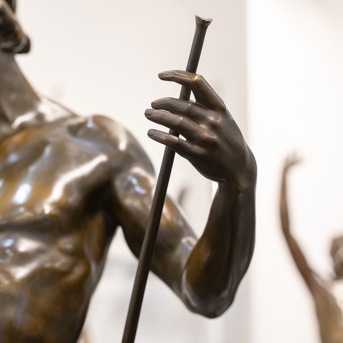 Sculpture - " Le Semeur d'Idées" , Émile - Louis  Picault (1833-1915) - Bronze -photo-3