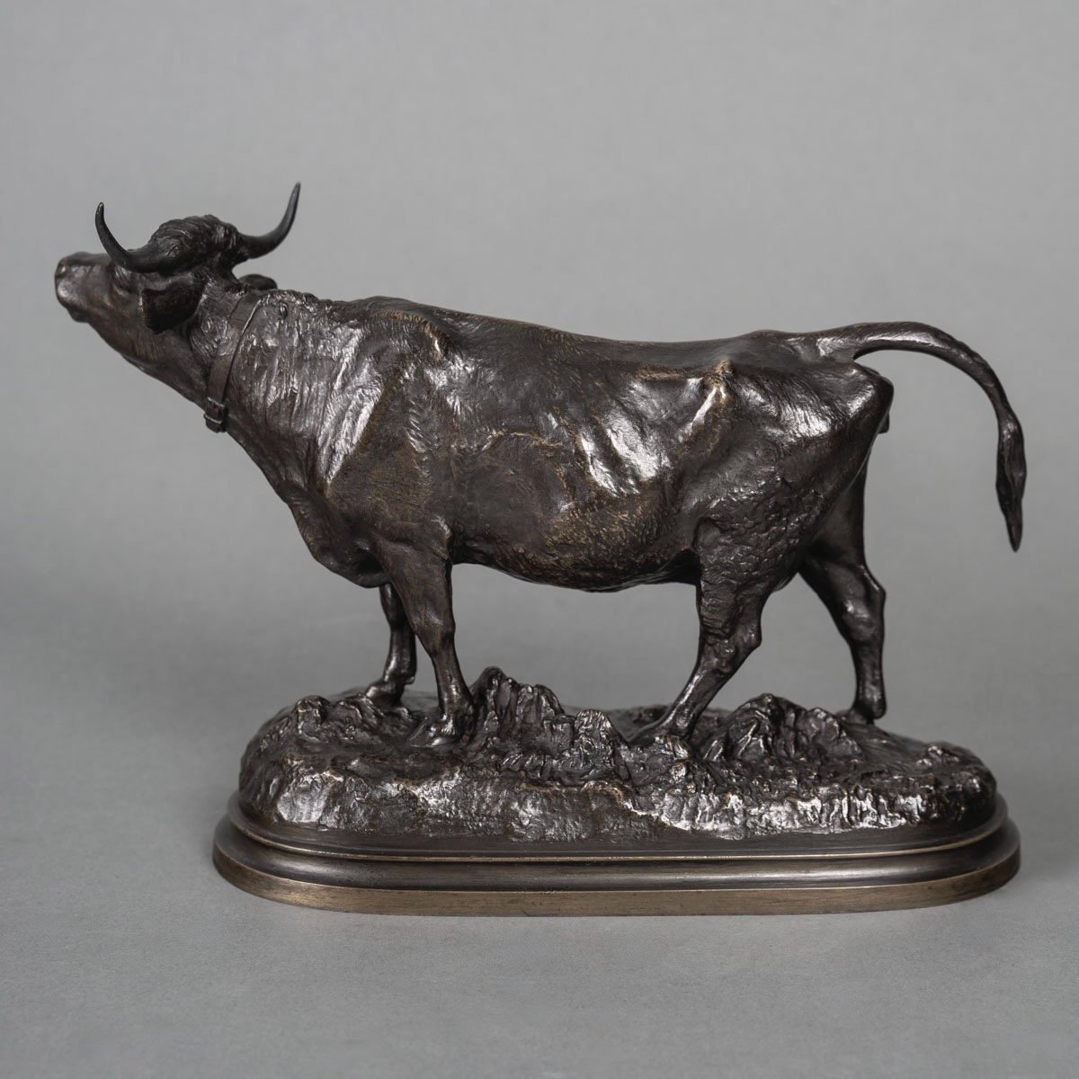 Sculpture - Cow , Isidore Bonheur (1827-1901) - Bronze-photo-1