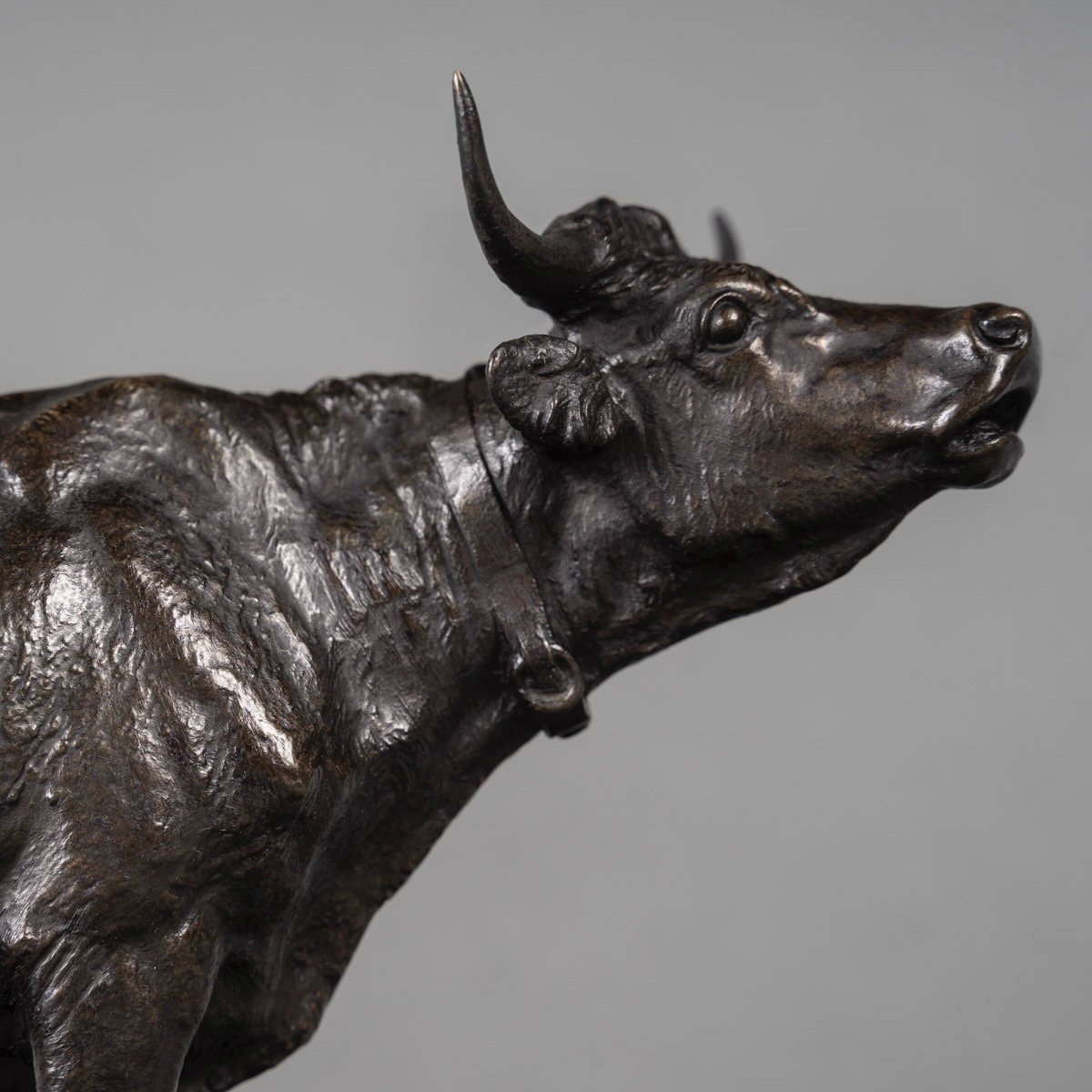 Sculpture - Cow , Isidore Bonheur (1827-1901) - Bronze-photo-3