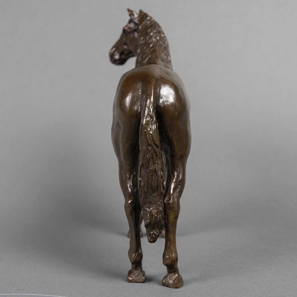 Sculpture - Cheval , Jean - François Leroy - Bronze-photo-2