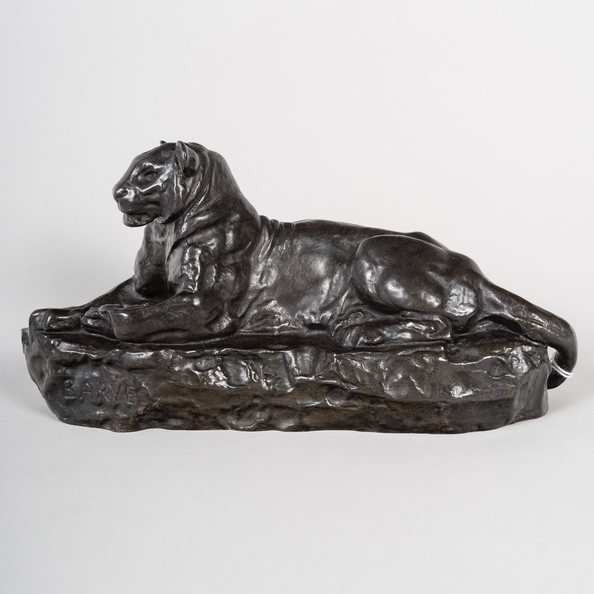 Sculpture - Panthère De l' Inde N°1 , Antoine - Louis Barye (1795-1875) - Bronze