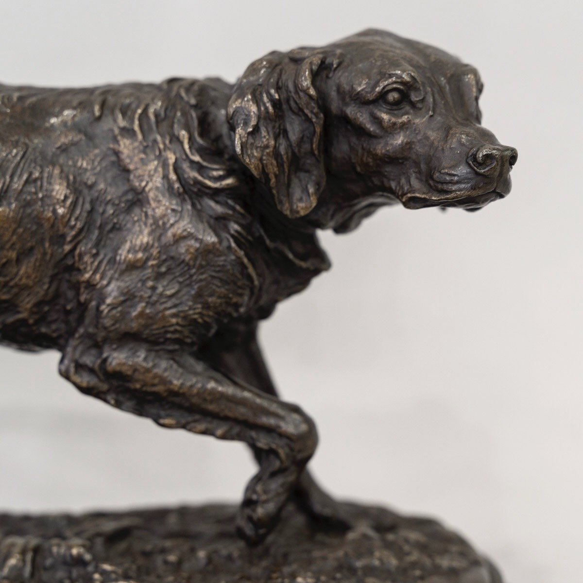 Sculpture - French Spaniel Dog Fabio No. 2 , Pierre - Jules Mêne (1810-1879) - Bronze-photo-2