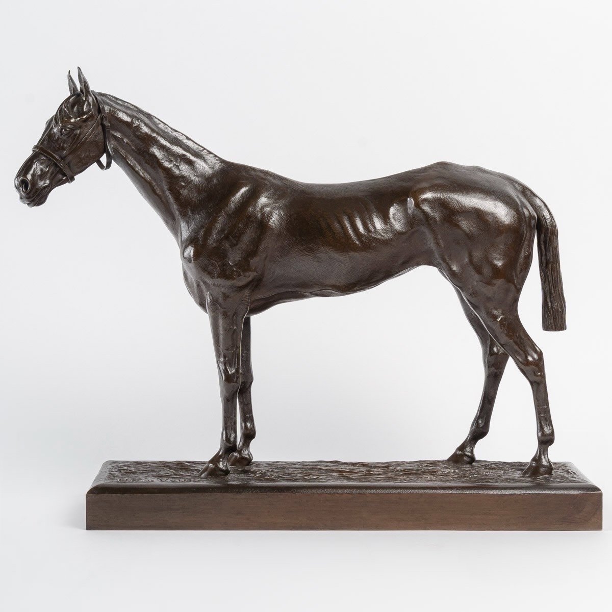 Sculpture - Racehorse , Henri De Vains (1851-1909) - Bronze 