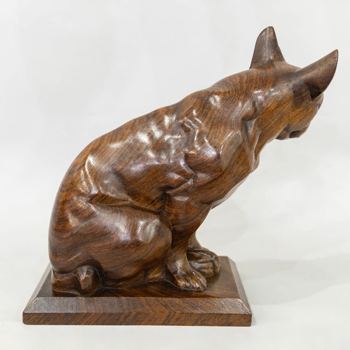 Sculpture - Le Bouledogue , Louis Henri Nicot (1878-1944) - Bois-photo-2