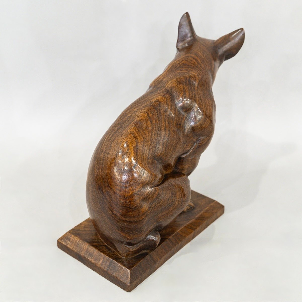 Sculpture - Le Bouledogue , Louis Henri Nicot (1878-1944) - Bois-photo-3