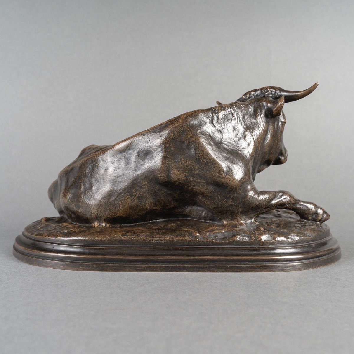 Sculpture  - Boeuf Couché , Rosa Bonheur (1822-1899) - Bronze-photo-3