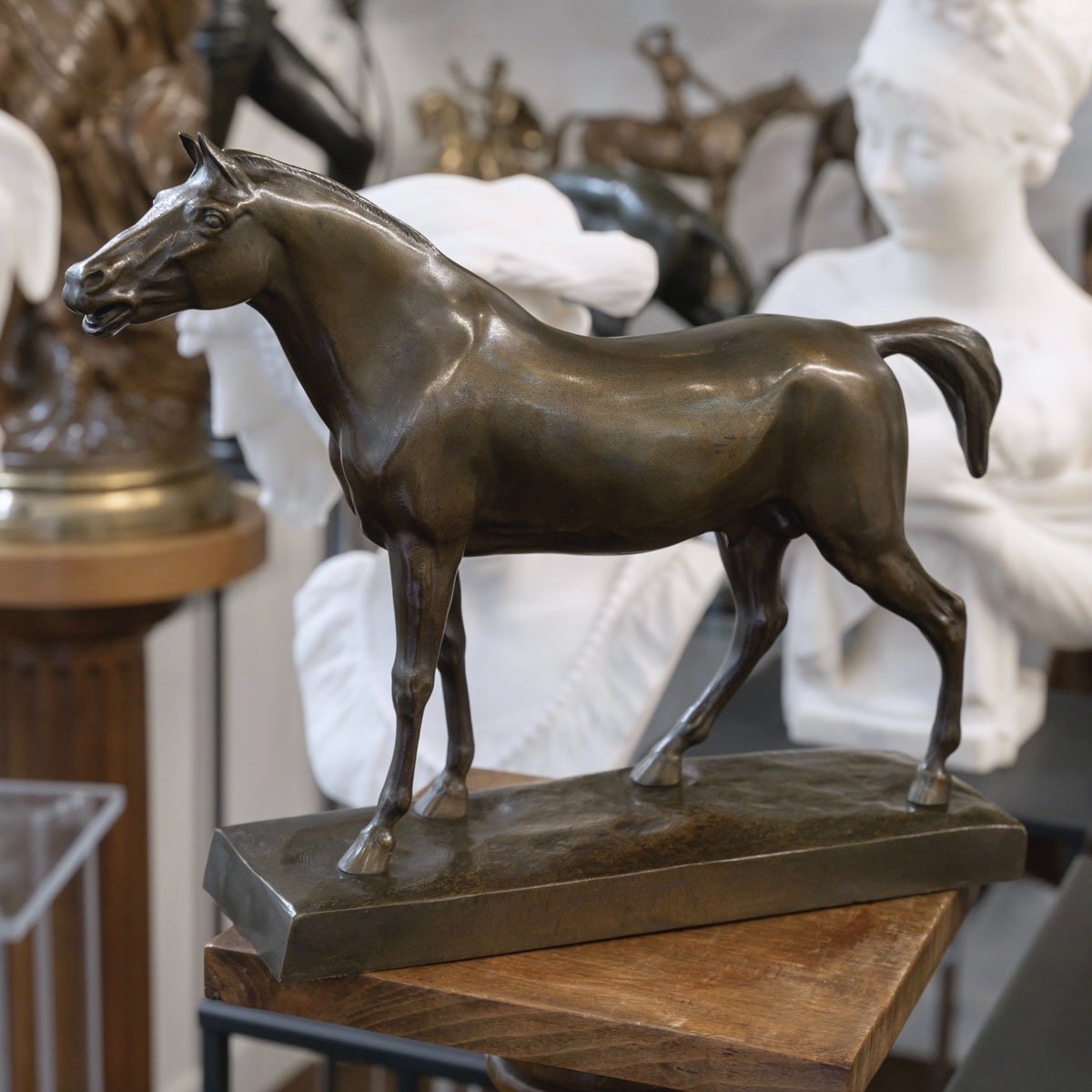 Sculpture - The Free Horse , Alfredo Biagini (1886 – 1952) - Bronze