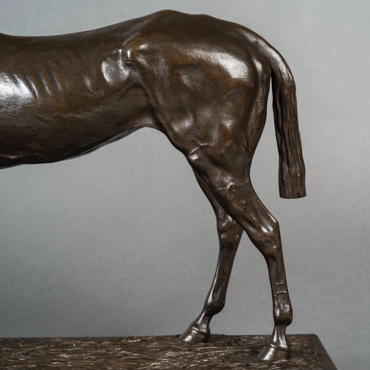 Sculpture - Racehorse , Henri De Vains (1851-1909) - Bronze -photo-6