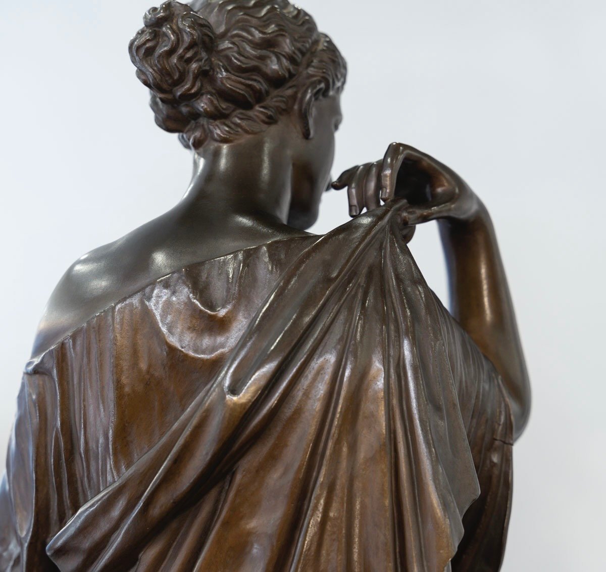 Sculpture - Diane De Gabies , Ferdinand Barbedienne Fondeur - Bronze-photo-6