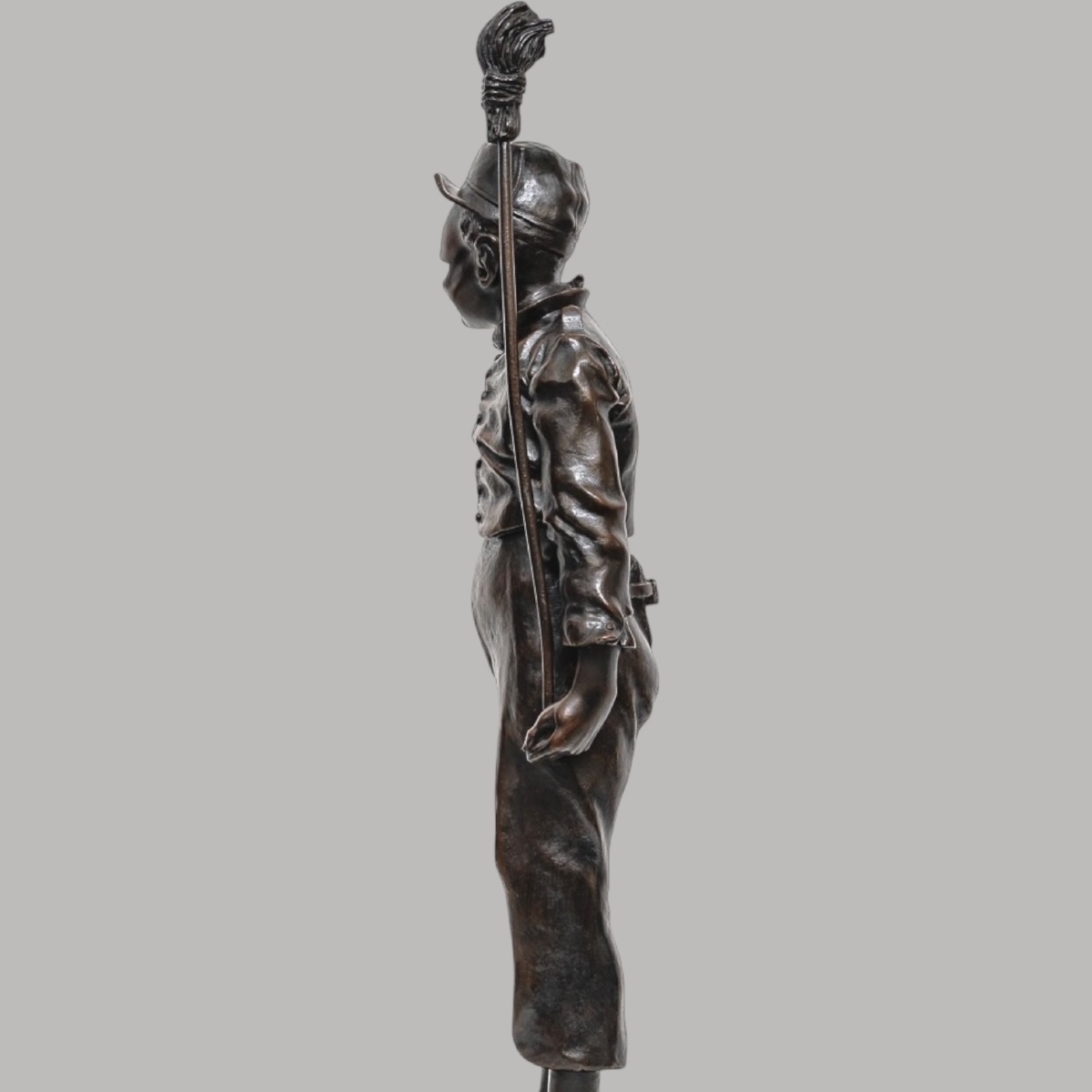 Sculpture - Le Soldat , Léopold Eugène Kampf (1822-1893) - Bronze-photo-2