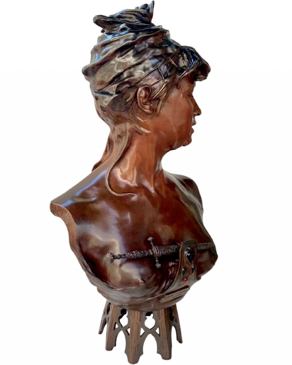 SCULPTURE - LA BOHEME ORIENTALE ,  RENZO COLOMBO ( 1856 - 1885) - BRONZE-photo-2