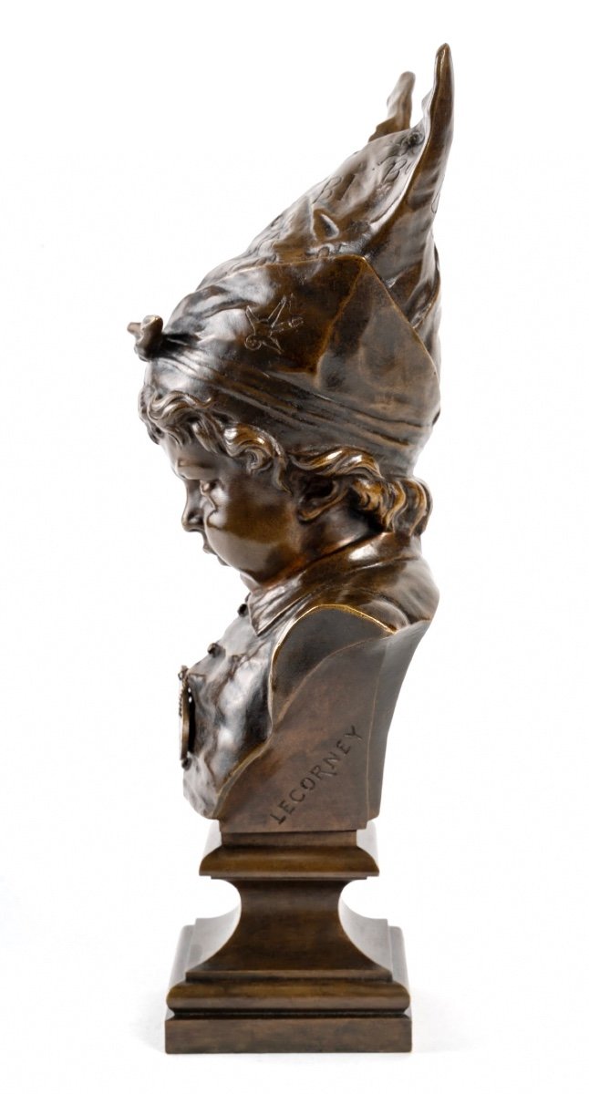 Sculpture - En Pénitence Par Nicolas Lecornet Dit Lecorney - Bronze  XIXème siècle-photo-2