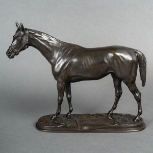 Sculpture - Mondaine , Mare By Pierre Lenordez (1815 - 1892) - Bronze