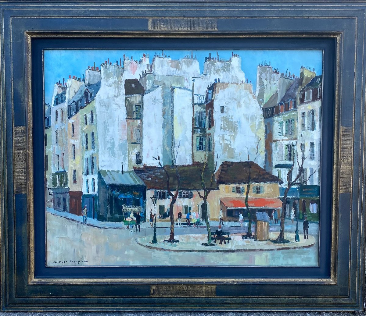 Jacques Bouyssou. Paris, Place Saint André-des-arts