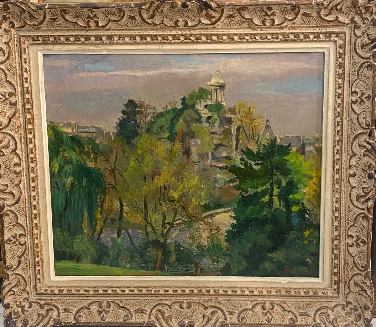 Pierre Berjole (1897-1990). Paris, Les Buttes Chaumont