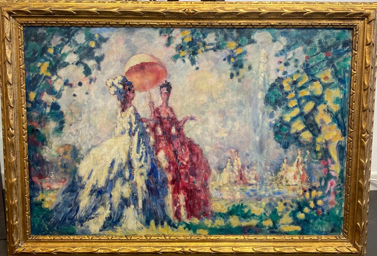 Charles-françois-prosper Guerin (1875-1939). Galante Festival