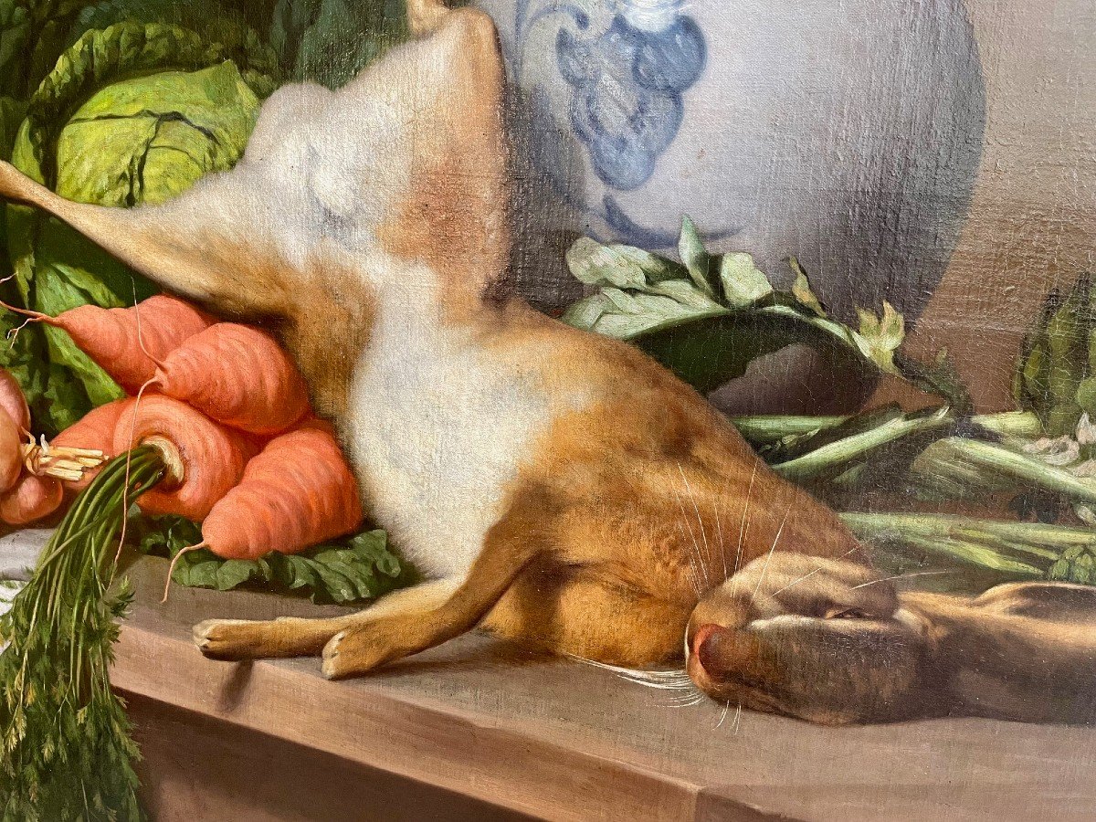 Still Life With Hare By Anatole De Bompart-photo-3