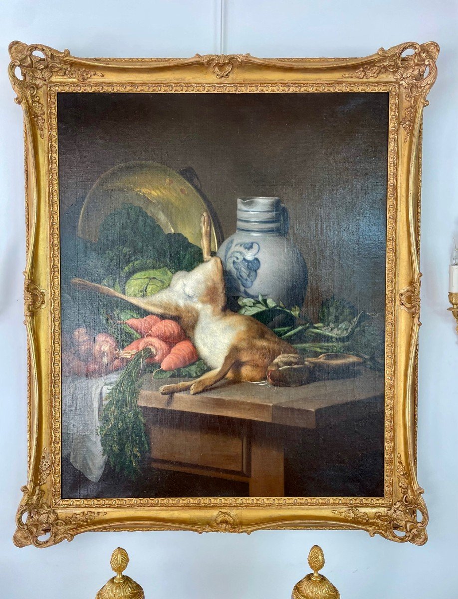 Still Life With Hare By Anatole De Bompart-photo-3