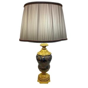 Large 19th Century Bayeux Lamp