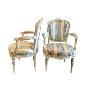 Pair Of Transition Armchairs