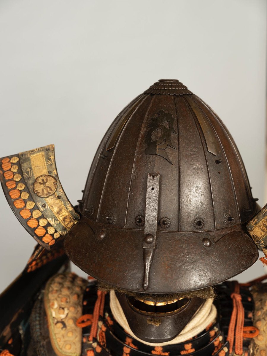 Armure De Samourai,kabuto Signé Saotome Lechika,Japon -photo-5