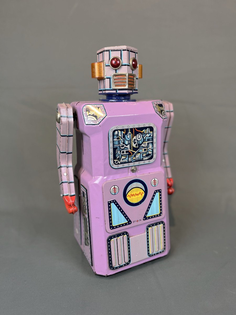 Non Stop Robot,"lavender" Masudaya ,japon -photo-2