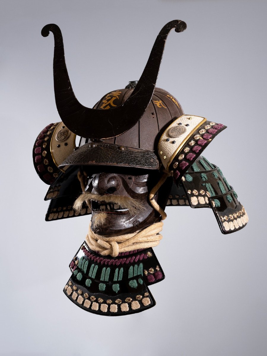 Samurai Armor, Kaga School, Signed Kashu Ju Munetaka-photo-3