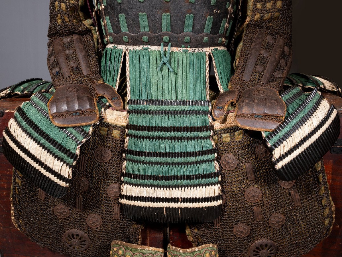 Samurai Armor, Kaga School, Signed Kashu Ju Munetaka-photo-5