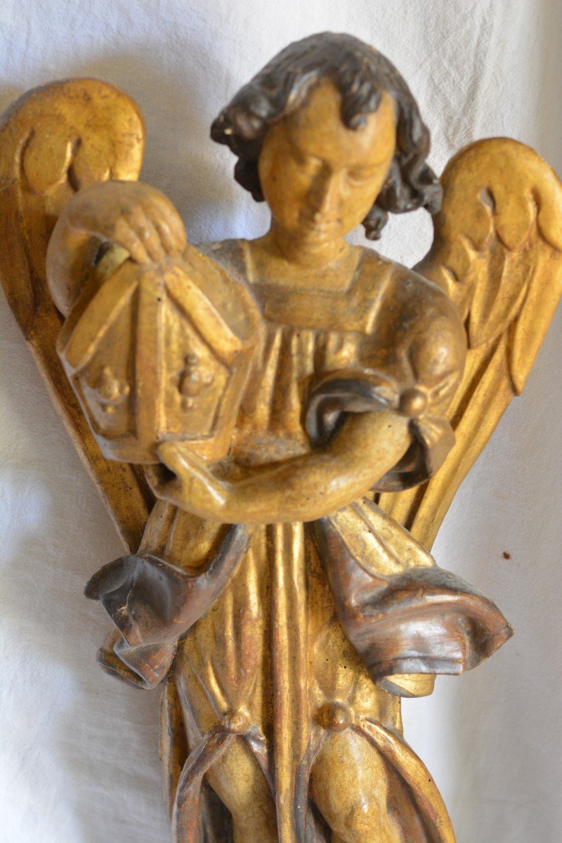 Pair Of Angels XVI Th Century-photo-3