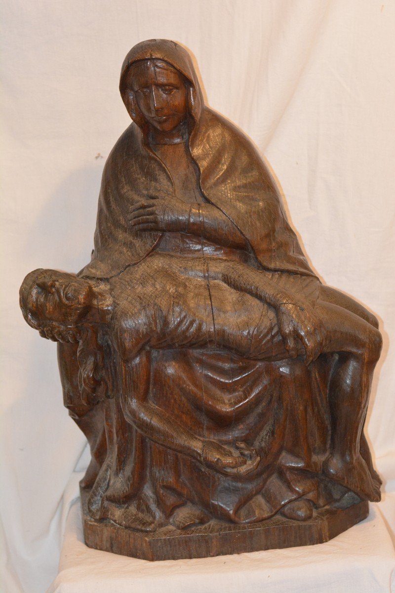 Pieta, Auvergne 16th Century-photo-3