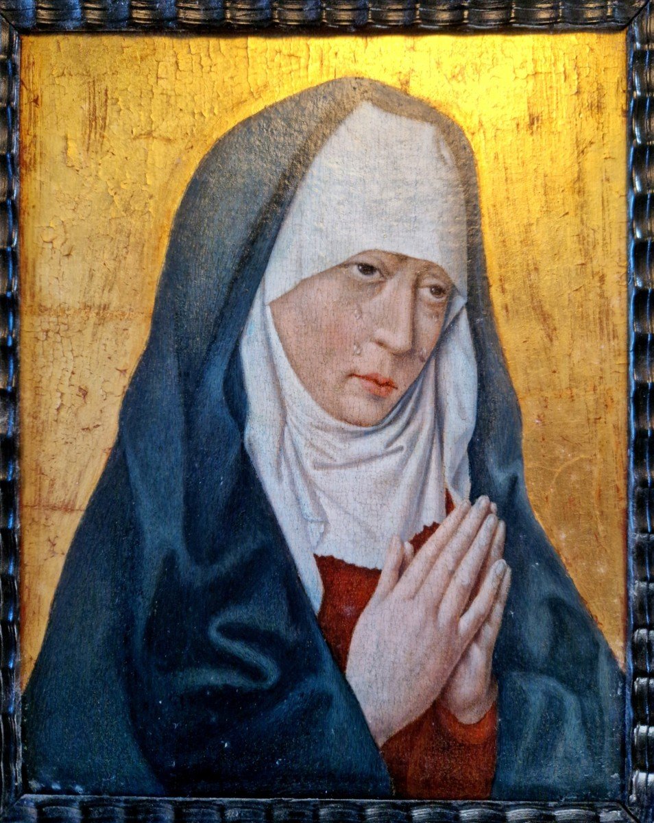 Mater Dolorosa Dirk Bouts ( 1415-1475 ) Ateliers De -photo-2