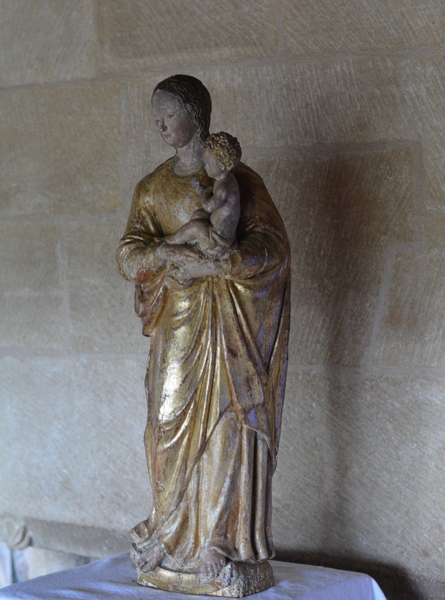 Vierge à l'Enfant 16ème Siècle -photo-3