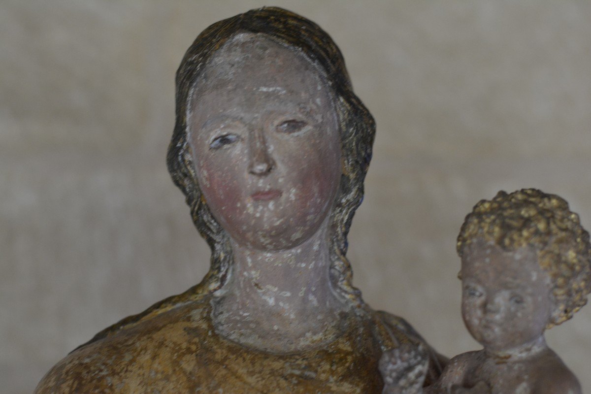 Vierge à l'Enfant 16ème Siècle -photo-4