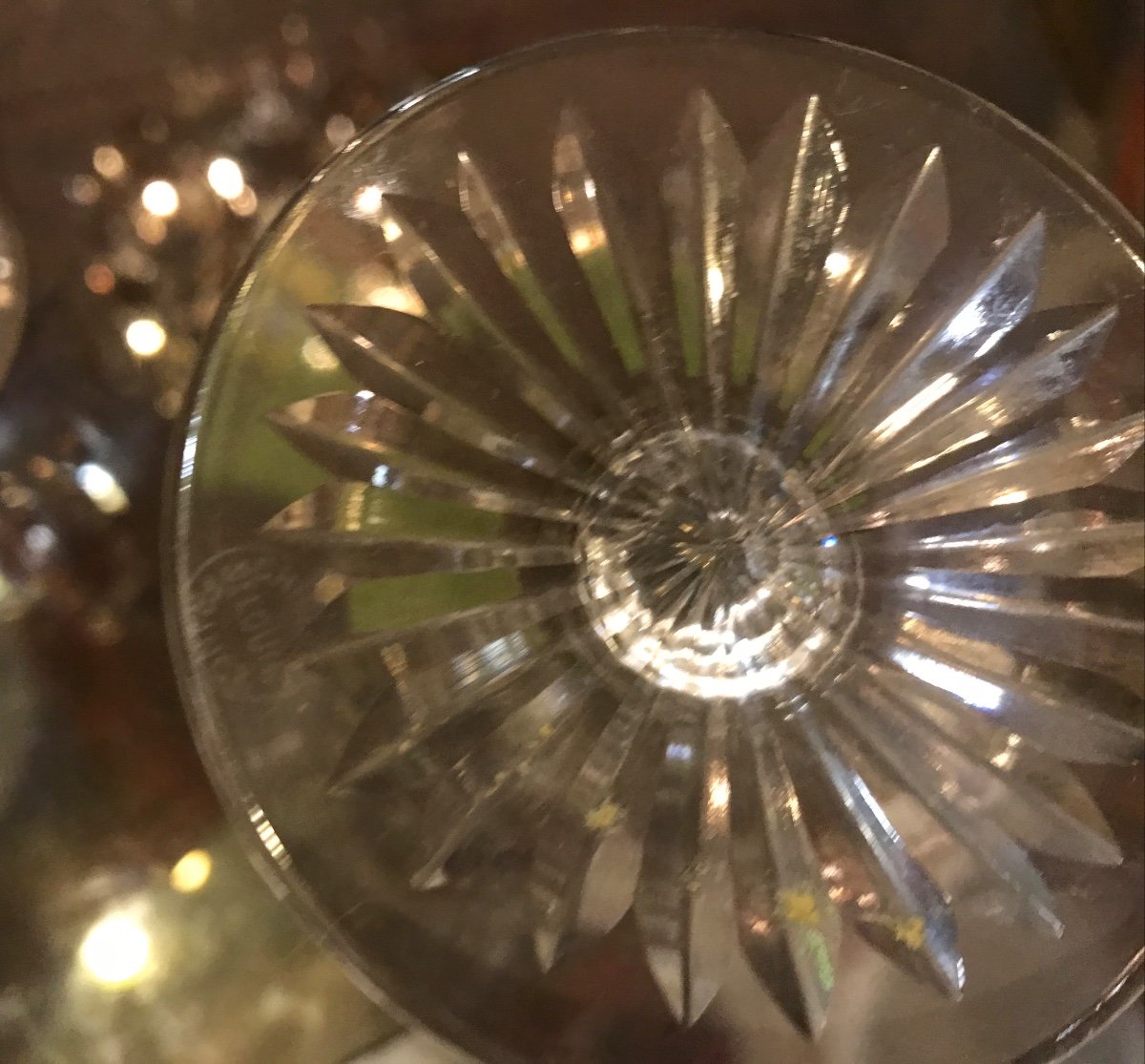 Saint Louis suite de 10 verres à eau en cristal, tous estampillés -photo-3