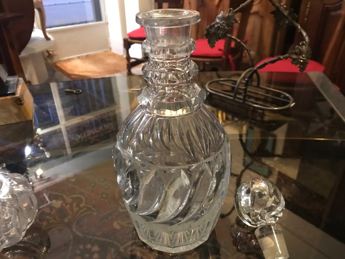 Crystal Perfume Bottle From The Manufacture De La Reine Transferred From Sèvres To Creusot-photo-4