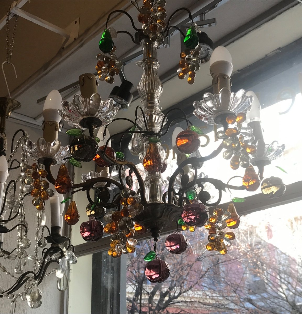 Morano Crystal Chandelier Circa 1970