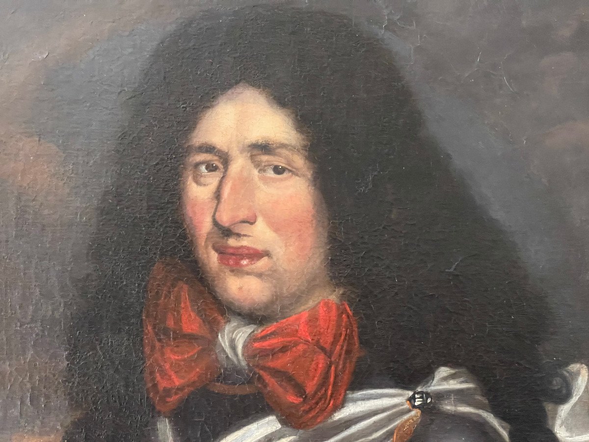 Portrait d'Homme En Armure, Jean de Poix  (1649 - 1721)-photo-3