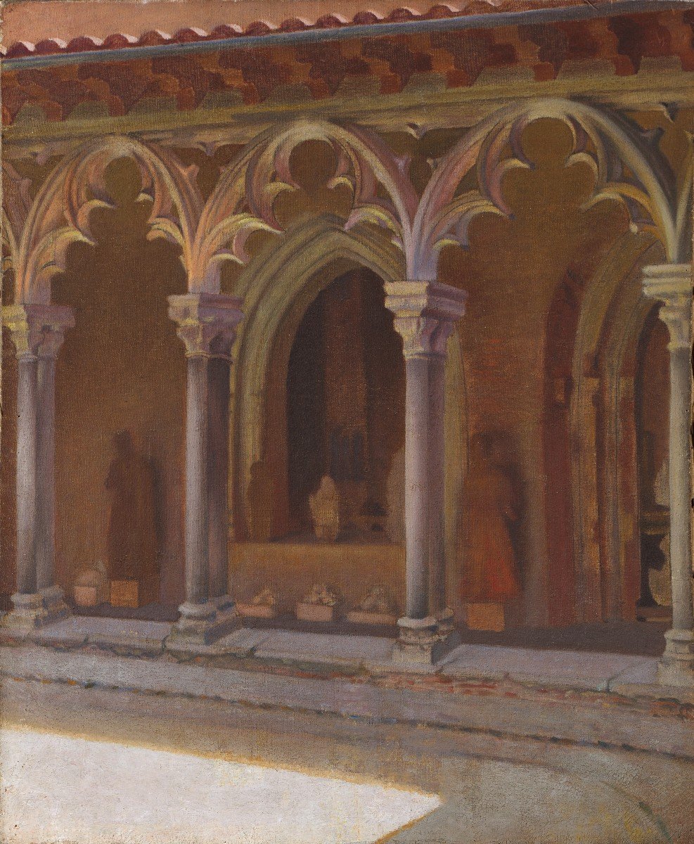 Henri Rachou (1856-1944) The Cloister Of The Augustinian Convent - Gallery View