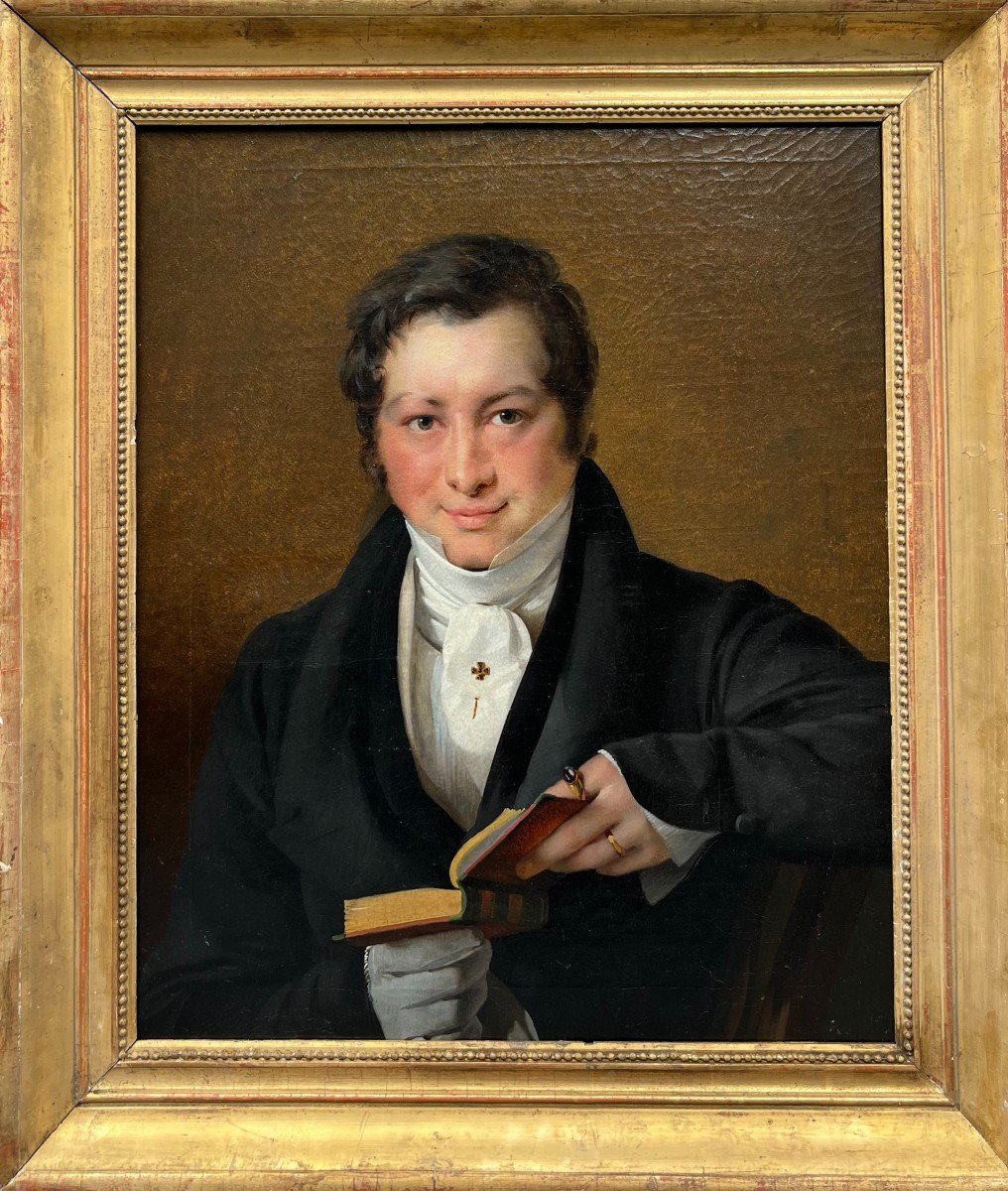 Gustave Wappers (1803 - 1874) Portrait Of Louis Antoine Carolus-photo-2