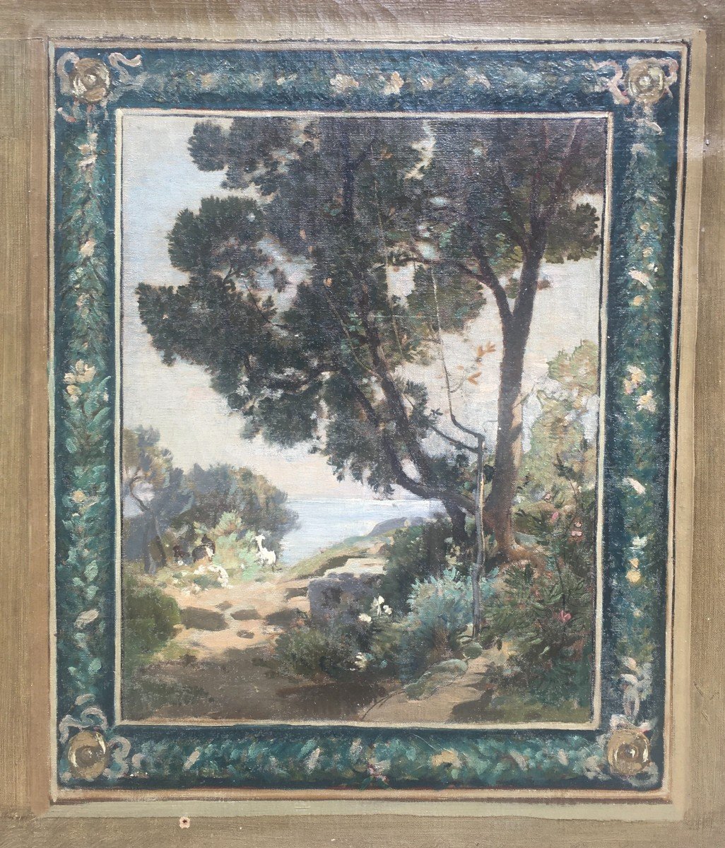 Henri Zuber (1844 - 1909) Paysages Des Environs De Cannes - Antibes-photo-4